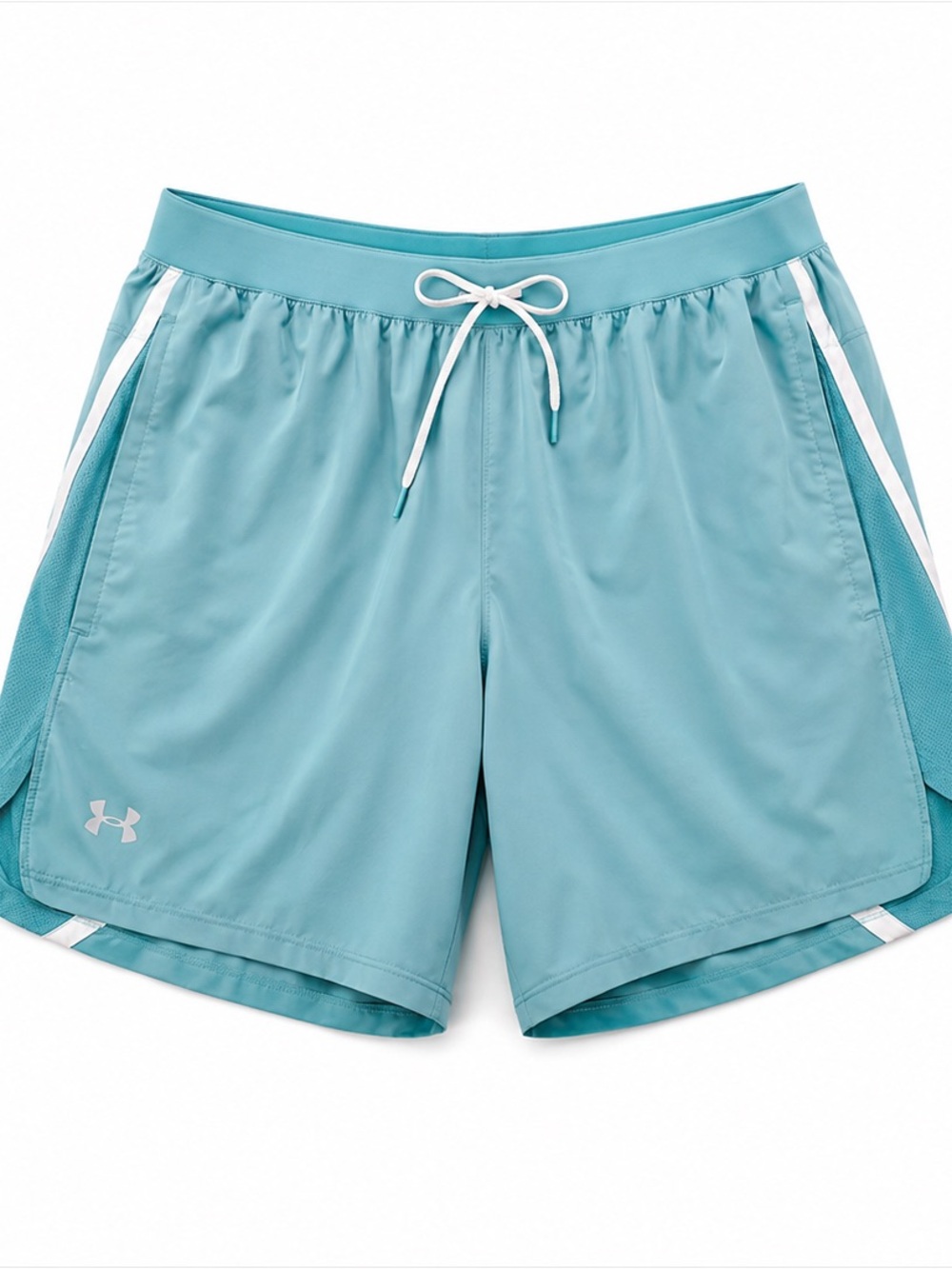 Under Armour Teal Blue Men's Athletic Shorts with Drawstring